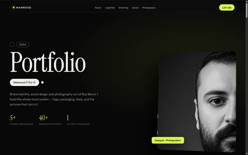 Screenshot of Mahmoud El Haj Ali