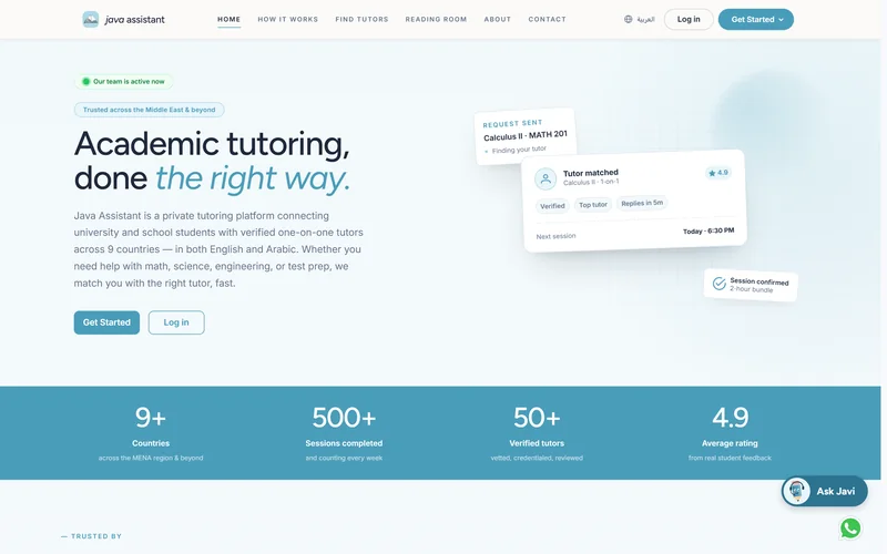 Java Assistant homepage